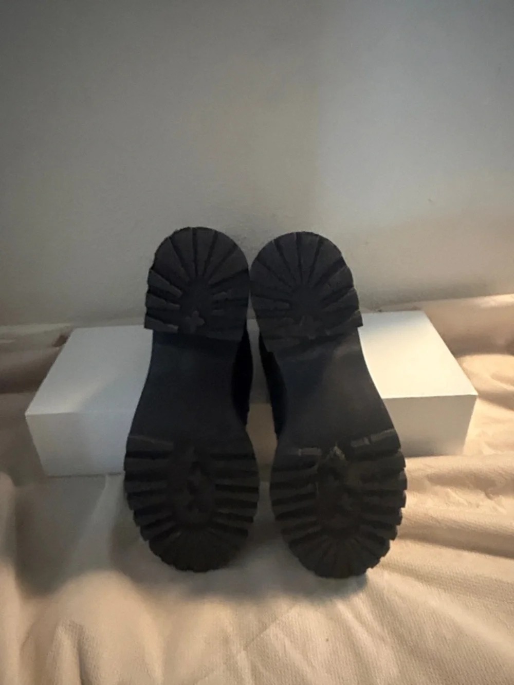 Mis Mooz Evanna Platform Booties with Brown Lug Sole - Women - Picture 5 of 6